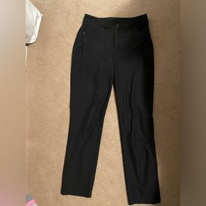 Black Lululemon city sleeker cropped length dress pants